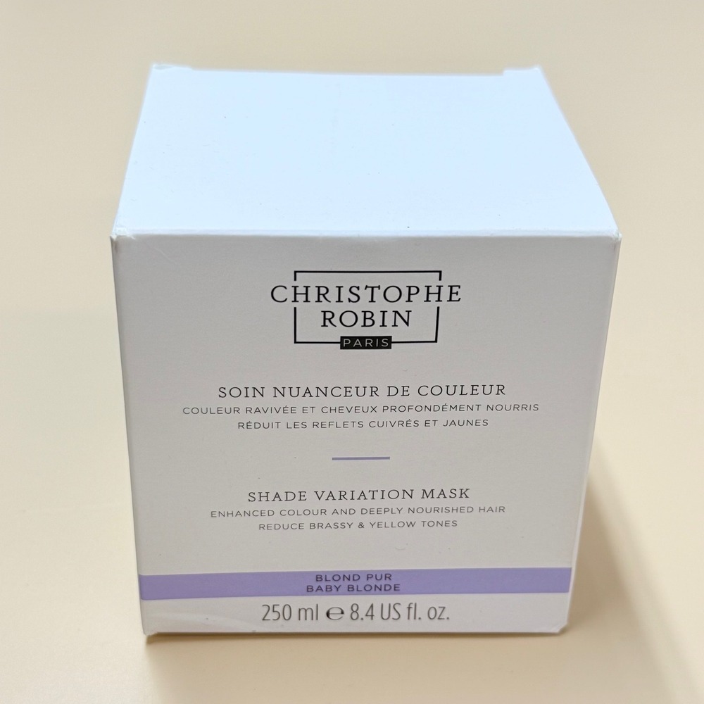 Christophe Robin Shade Variation Mask Baby Blonde 250ml 8.4oz Hair Treatment